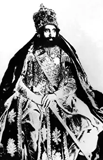 Royalty Prints: Emperor Haile Selaissie, circa 1930. Courtesy: CSU Archives / Everett Collection