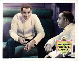 Wilson Prints: THE EMPEROR JONES, lobbycard, from left: Paul Robeson, Frank Wilson, 1933