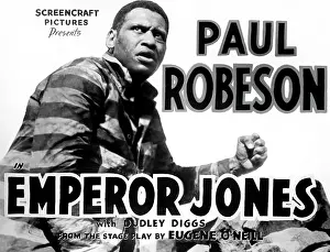 Movpor15 Prints: THE EMPEROR JONES, US poster art, Paul Robeson, 1933