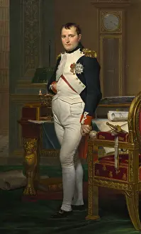 Lcgr1605 Prints: Emperor Napoleon in His Study at the Tuileries