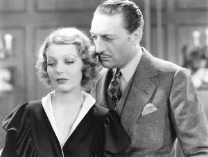 Unhappy Prints: EMPLOYEES ENTRANCE, from left: Loretta Young, Warren William, 1933
