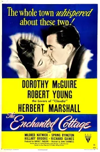1945 Movies Prints: THE ENCHANTED COTTAGE, US poster, Dorothy McGuire, Robert Young, 1945