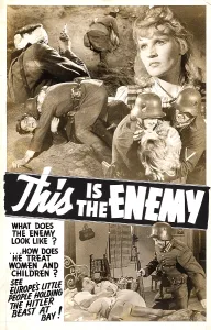 Attacking Prints: THIS IS THE ENEMY, poster art, 1942