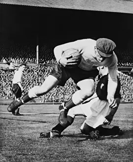 Swift Prints: England's goalkeeper Frank Swift