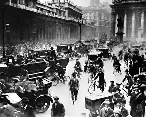 Bicycles Prints: English General Strike. Londoners