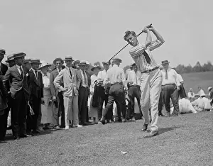 Course Prints: English Golfer Jim Barnes in 1921