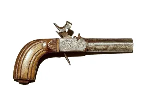 Hammer Prints: English gun with unscrewable cannon