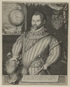 Globe Prints: English privateer, Francis Drake