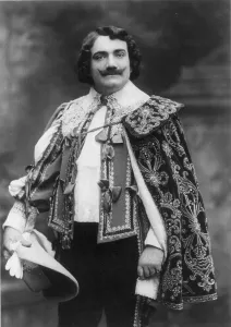 Caruso Prints: Enrico Caruso (1873-1921) in operatic costume. 1908