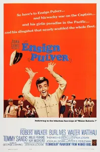Walker Prints: ENSIGN PULVER, US poster, Robert Walker Jr. (center), 1964
