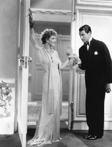 Fringed Dress Prints: ENTER MADAME, from left, Elissa Landi, Cary Grant, 1935