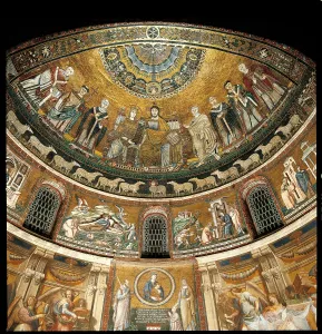 Lamb Prints: Enthroned Madonna, Christ and the Apostles. Stories of the Virgin