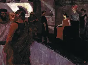 Opulence Prints: Enthroned Messalina, by Henri de Toulouse Lautrec
