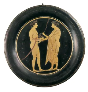 6th C Prints: EPICTETUS (6th century BC). Plate depicting the delivery of the palm