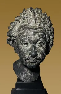 Bronze Prints: EPSTEIN, Jacob (1880-1959). Bust of Albert Einstein