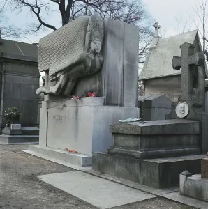 Parisians Prints: EPSTEIN, Jacob (1880-1959). Tomb of Oscat Wilde