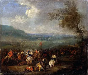 Confusion Prints: Equestrian Battle, by Jan Frans Van Bredael