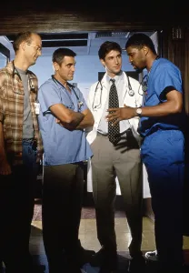Eriq Prints: ER, (aka E.R.), from left, Anthony Edwards