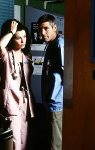 Doctors Prints: ER, (aka E.R.), from left, Julianna Margulies, George Clooney, 1994-2009 (ca. 1997 photo)