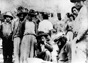 Bolivia Prints: Ernesto Che Guevara (right of center) photo taken of him weeks before he died in 1967