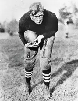 Ernie Prints: Ernie Nevers (1902-1976), playing on the Stanford University football team