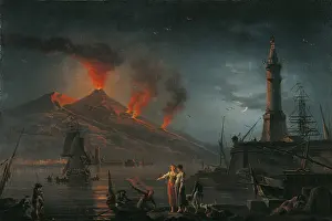 Sail Prints: Eruption of Vesuvius (Eruzione del Vesuvio)