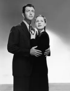 Images Dated 23rd June 2015: ESCAPE, from left: Robert Taylor, Norma Shearer, 1940