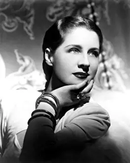 Hair Pulled Back Prints: ESCAPE, Norma Shearer, 1940