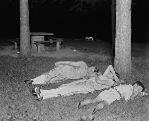 Sleeping Prints: Escaping stuffy apartments during nighttime summer heat in Rock Creek Park