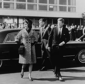 Candid Group Portraits Prints: Escorted by President Kennedy