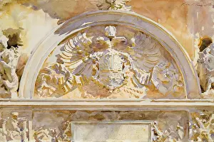 Eagle Prints: ESCUTCHEON OF CHARLES V OF SPAIN