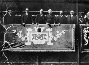Azana Prints: Espaa. Segunda Repblica (1931-1936). Homage cerimony to the Repblica (1936)