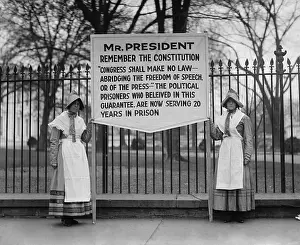 Amnesty Prints: The Espionage Act of 1917 and Sedition Act of 1918 outlawed the use 'disloyal