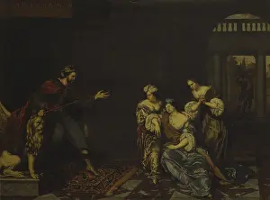 Royal Palace Prints: Esther and Ahasuerus, by Willem van Mieris