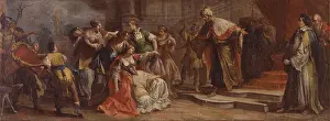 Character Prints: Esther fainting in front of Assuero