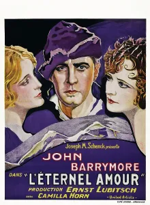 Images Dated 26th May 2009: ETERNAL LOVE (aka L'ETERNEL AMOUR), center: John Barrymore on Belgian poster art, 1929