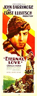 2009 Prints: ETERNAL LOVE, top: John Barrymore on insert poster, 1929