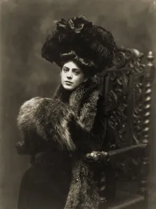 Edwardian Prints: Ethel Barrymore (1879-1959), in a 1901 studio portrait by Burr McIntosh