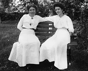 Wealthy Prints: Ethel Bush Berry and Edna Berry ca