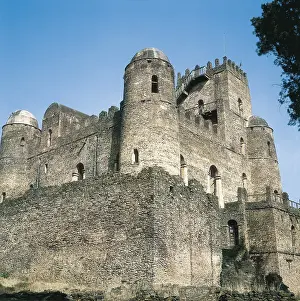 Ethiopia Prints: ETHIOPIA. AMHARA. Gonderr. Fortress-city of Fasil Ghebbi