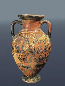 6th C Prints: Etruscan amphore. beg. 6th c. BC