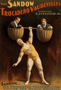 Vaudeville Prints: Eugen Sandow (1867-1925), German born strong man