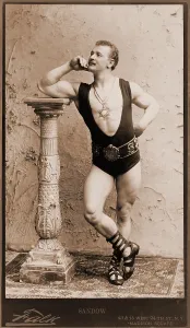 Eugen Prints: Eugen Sandow (1867-1925), German born strongman
