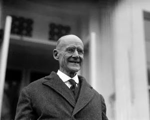 Wobblies Prints: Eugene Debs leaving the White House after meeting Republican President Warren G
