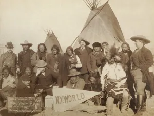 Scouts Prints: Euro-American and Lakota men at Pine Ridge Reservation on Jan