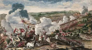Prussia Prints: Europe. Seven Years War. Battle of Newmark in Silesia (5th December 1757)