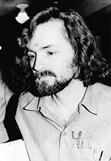 Famous People Prints: EV1870 - CHARLES MANSON. Courtesy: CSU Archives / Everett Collection