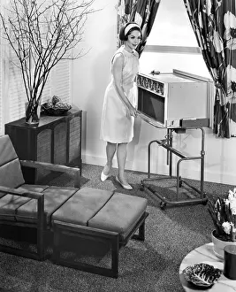 Catalog Images Prints: EV1916 - The 1963 General Electric Porta-cart air conditioner