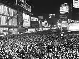 History Prints: EV1963 - Celebrating New Year's Eve at Times Square