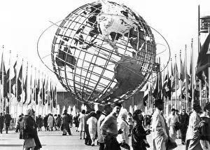 History Prints: EV1971 - The Unisphere, symbol of the New York 1964-65 World's Fair